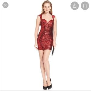 Guess Claudia Sequin Mini Dress